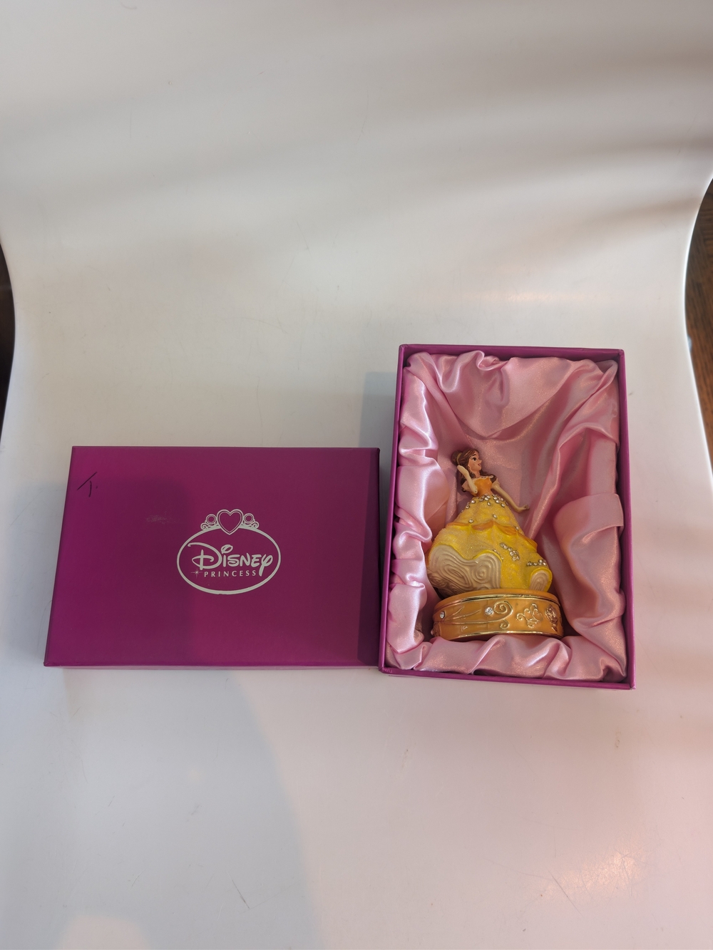 Disney Parks Arribas Brothers Beauty and the Beast Belle Jeweled Trinket Box